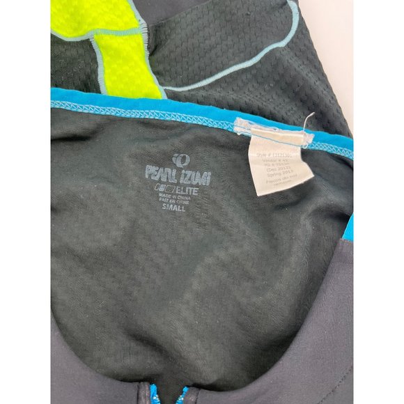 Pearl Izumi Elite Inrcool Tri Sleeveless Jersey Small Singlet Black Yellow - Picture 4 of 6